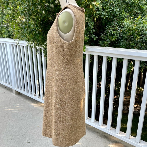 Vintage WORTH New York Wool & Silk Dress -12 - Picture 8 of 15